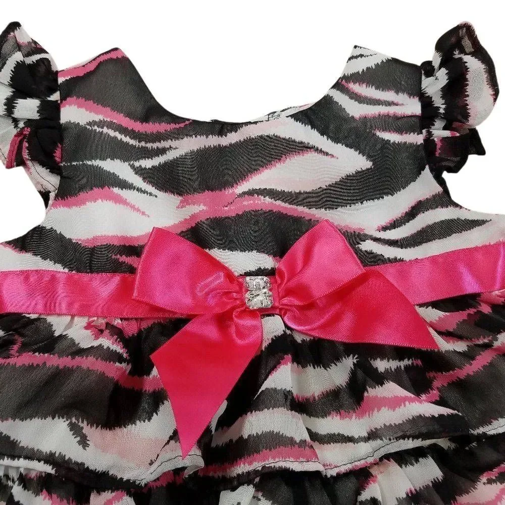Youngland zebra dress 2T